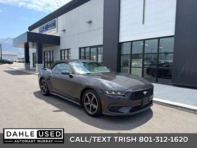 Gray Metallic 2024 Ford Mustang Convertible Rear-Wheel Drive Automatic