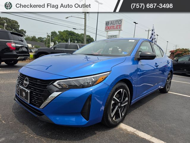 Electric Blue Metallic 2024 Nissan Sentra Sedan Front-Wheel Drive Continuously Variable Transmission