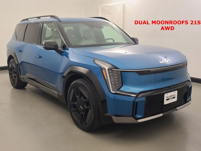 Ocean Blue 2024 Kia EV9 GT-Line AWD SUV / Crossover All-Wheel Drive 1-Speed Automatic