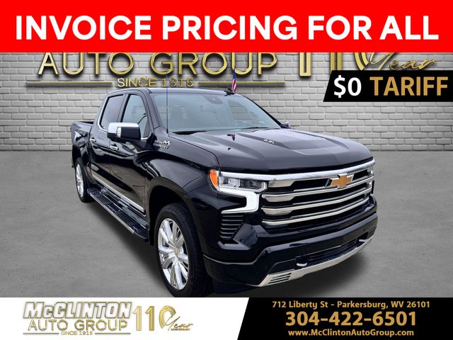 2025 Black Chevrolet Silverado 1500 High Country 4X4 Truck