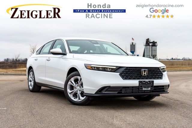 Platinum White Pearl 2024 Honda Accord Sedan Front-Wheel Drive Continuously Variable Transmission