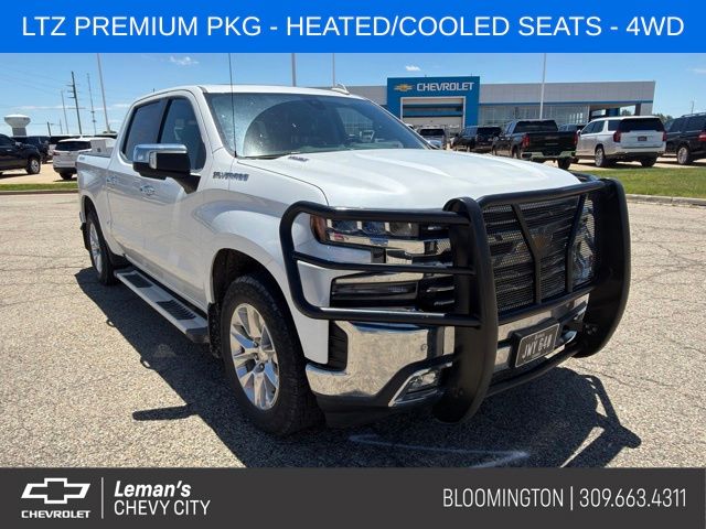 White (Iridescent Pearl Tricoat) 2020 Chevrolet Silverado 1500 Pickup Truck Four-Wheel Drive Automatic