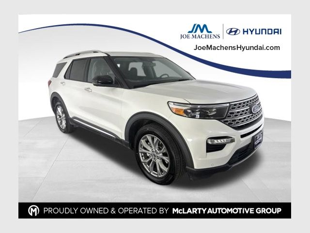 Star White Metallic Tri-Coat 2021 Ford Explorer SUV / Crossover All-Wheel Drive Automatic