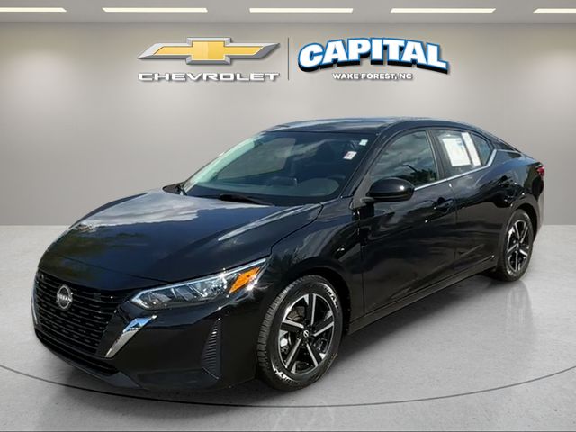 Super Black 2024 Nissan Sentra Sedan Front-Wheel Drive Continuously Variable Transmission