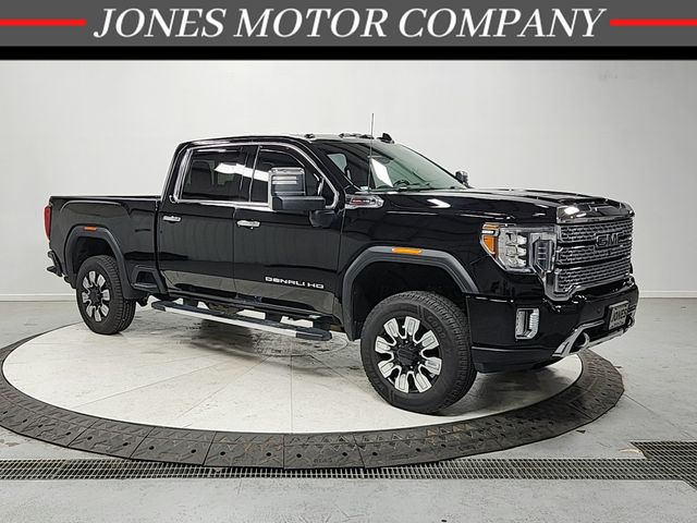 Onyx Black 2023 GMC Sierra 2500HD Denali Crew Cab 4WD Pickup Truck Four-Wheel Drive Automatic