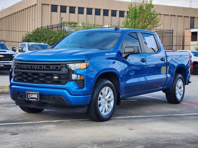 2024 Chevrolet Silverado 1500 Custom Blue at Classic Elite Chevrolet Sugar Land