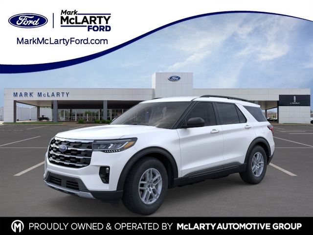 Star White Metallic Tri-Coat 2026 Ford Explorer SUV / Crossover Rear-Wheel Drive Automatic