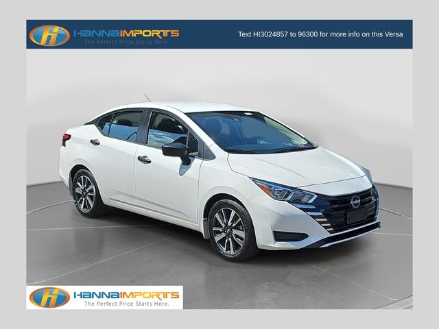 White (Fresh Powder) 2024 Nissan Versa Sedan Front-Wheel Drive Continuously Variable Transmission