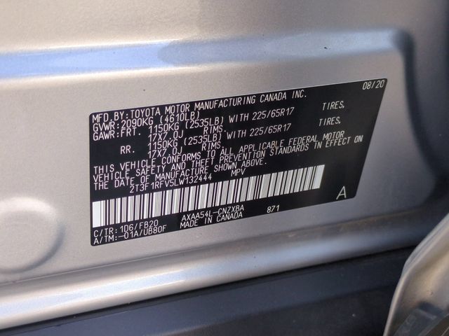Used 2020 Silver Toyota LE image 34