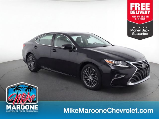 Black (Caviar) 2018 Lexus ES Sedan Front-Wheel Drive 6-Speed Automatic
