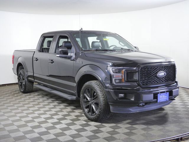 Agate Black Metallic 2020 Ford F-150 Lariat SuperCrew LB 4WD Pickup Truck Four-Wheel Drive Automatic