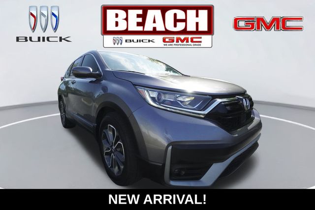 Aegean Blue Metallic 2021 Honda CR-V EX-L FWD SUV / Crossover Front-Wheel Drive Continuously Variable Transmission