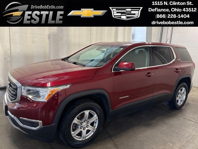 Crimson Red Tintcoat 2018 GMC Acadia SLE-1 FWD SUV / Crossover Front-Wheel Drive 6-Speed Automatic
