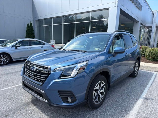 2023 Subaru Forester Premium Blue at Subaru and VW of Moon Township