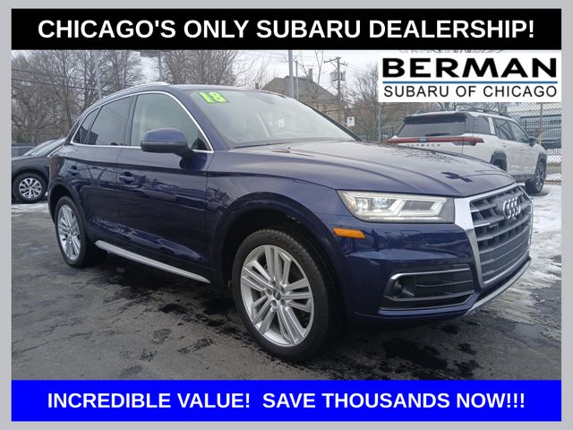 Blue Metallic 2018 Audi Q5 2.0 TFSI quattro Prestige SUV / Crossover All-Wheel Drive 7-Speed Automatic
