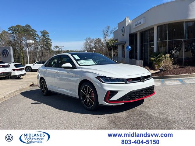 Pure White 2026 Volkswagen Jetta GLI Sedan Front-Wheel Drive 6-Speed Manual