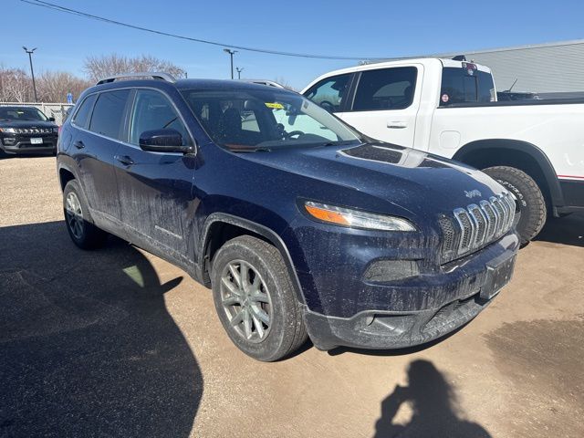 True Blue Pearlcoat 2016 Jeep Cherokee Latitude 4WD SUV / Crossover Four-Wheel Drive 9-Speed Automatic