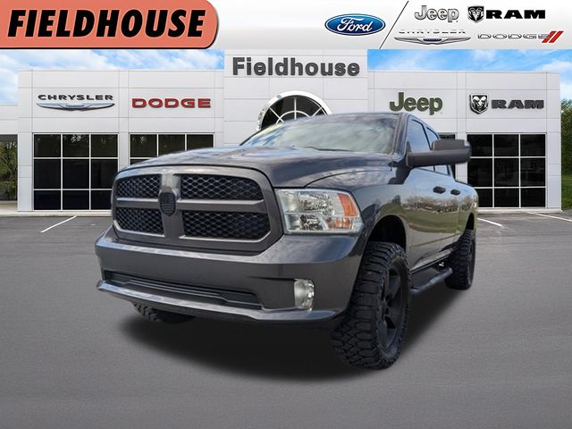 Gray (Granite Crystal Metallic Clearcoat) 2019 RAM 1500 Classic Express Quad Cab 4WD Pickup Truck Four-Wheel Drive 8-Speed Automatic