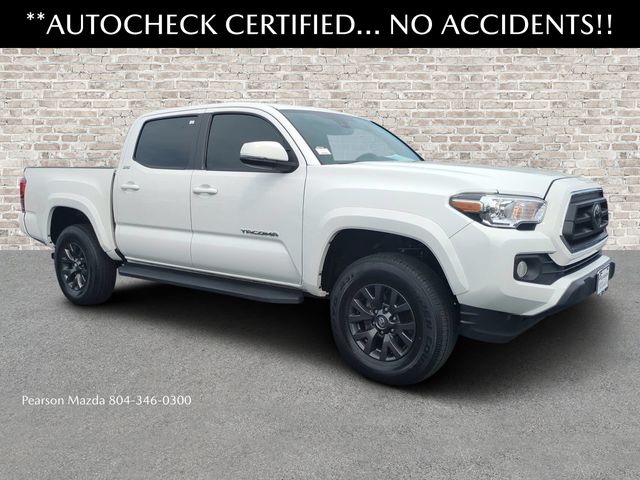 White 2022 Toyota Tacoma Pickup Truck 4X2 6-Speed Automatic