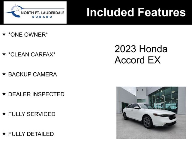 2023 Honda Accord EX 2