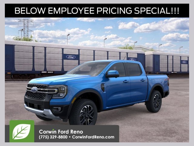 Blue Metallic 2026 Ford Ranger Pickup Truck Four-Wheel Drive Automatic