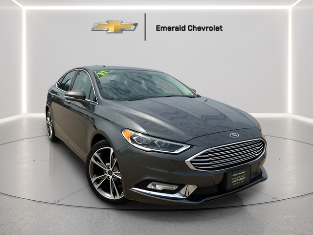 Gray (Magnetic) 2017 Ford Fusion Sedan Front-Wheel Drive 6-Speed Automatic