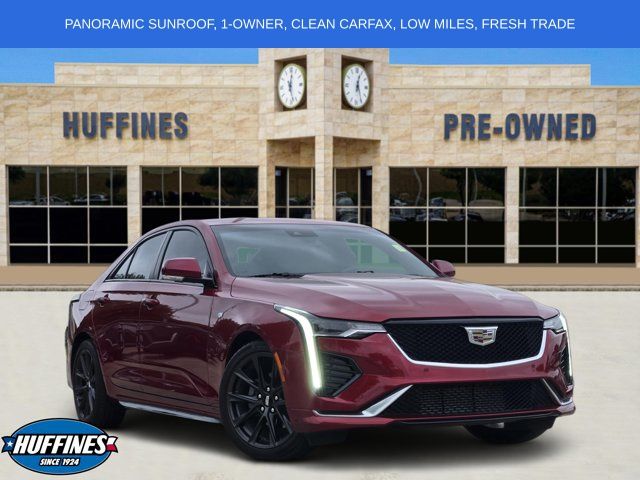 Radiant Red Tintcoat 2023 Cadillac CT4 Sport RWD Sedan Rear-Wheel Drive 8-Speed Automatic
