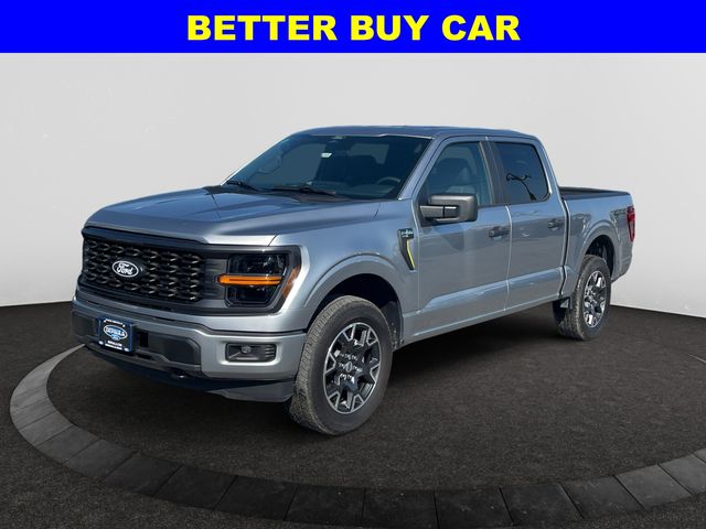 Silver Metallic 2025 Ford F-150 Pickup Truck Four-Wheel Drive Automatic