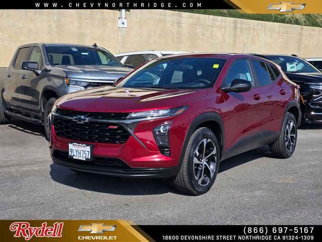 Red (Crimson Metallic) 2024 Chevrolet Trax RS with 1RS FWD SUV / Crossover Front-Wheel Drive 6-Speed Automatic