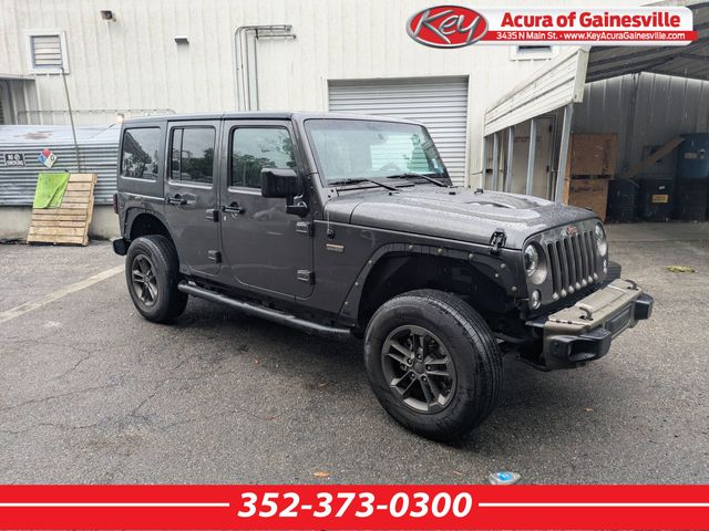 Gray (Granite Crystal Metallic Clearcoat) 2017 Jeep Wrangler Unlimited Sahara 4WD SUV / Crossover Four-Wheel Drive 6-Speed Manual