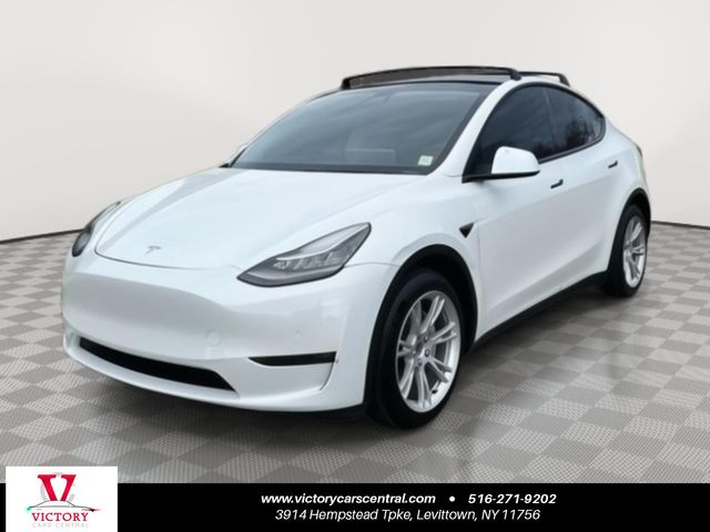White 2020 Tesla Model Y Long Range AWD SUV / Crossover All-Wheel Drive 1-Speed Automatic