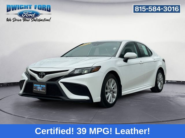 White 2023 Toyota Camry Sedan Front-Wheel Drive 8-Speed Automatic