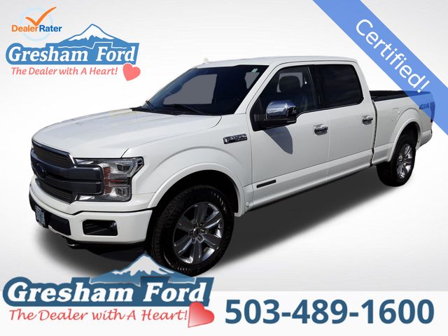 Star White Metallic Tri-Coat 2020 Ford F-150 Pickup Truck Four-Wheel Drive Automatic