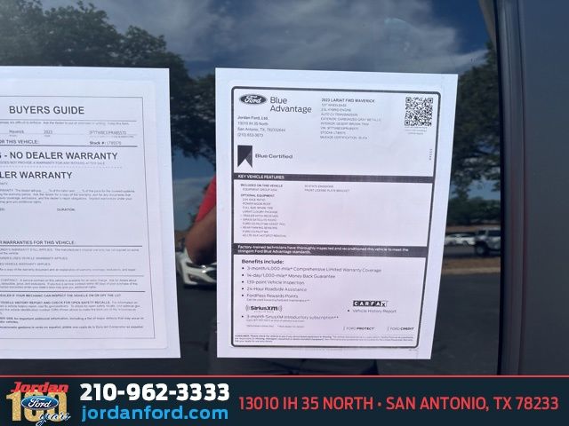 Used Car 2023 Ford Maverick  Lariat For Sale Under $30,000 In San Antonio, Texas