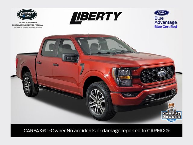 Hot Pepper Red Metallic Tinted Clearcoat 2023 Ford F-150 XL SuperCrew 4WD Pickup Truck Four-Wheel Drive Automatic