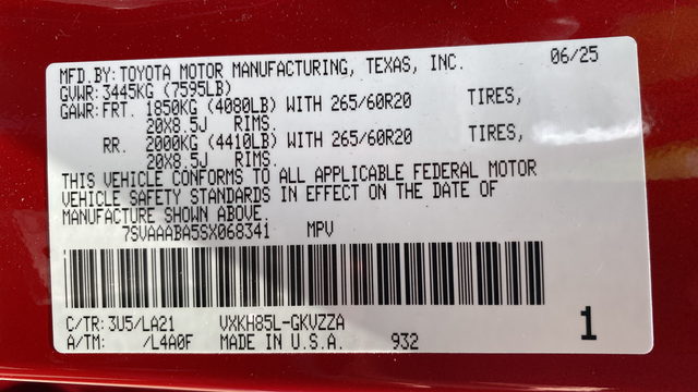 Used 2025 Red Toyota Platinum image 30