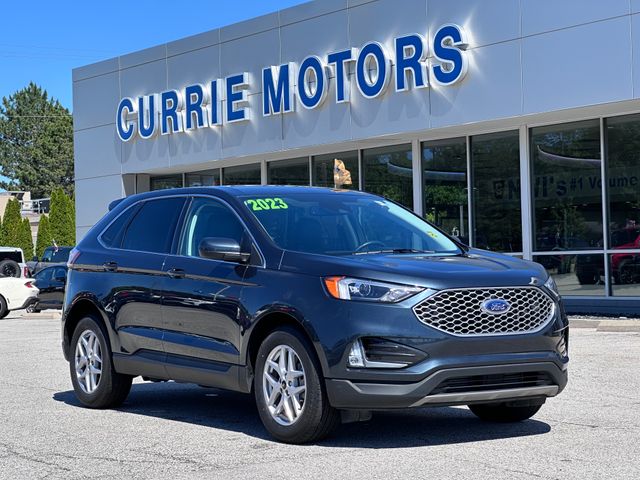 Stone Blue Metallic 2023 Ford Edge SEL AWD SUV / Crossover All-Wheel Drive 8-Speed Automatic