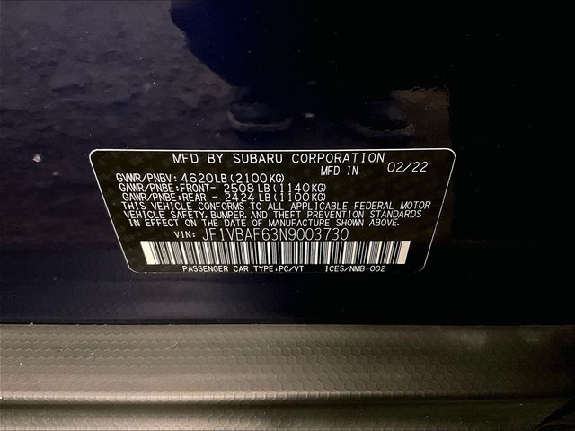 2022 Subaru WRX Premium Blue at Bob Ruth Ford
