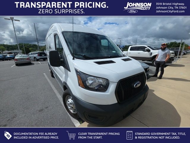 Oxford White 2022 Ford Transit Cargo Van All-Wheel Drive Automatic