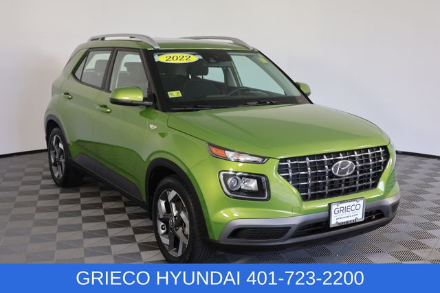 Green Apple 2022 Hyundai Venue SEL FWD SUV / Crossover Front-Wheel Drive Continuously Variable Transmission