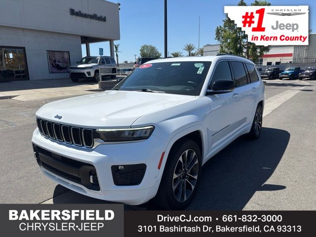 Bright White Clearcoat 2022 Jeep Grand Cherokee L Overland 4WD SUV / Crossover Four-Wheel Drive 8-Speed Automatic