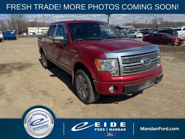 Red Candy Metallic Tinted Clearcoat 2011 Ford F-150 Platinum SuperCrew 4WD Pickup Truck Four-Wheel Drive 6-Speed Automatic