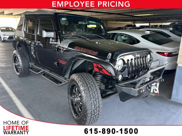 Black Clearcoat 2014 Jeep Wrangler Unlimited Sport 4WD SUV / Crossover Four-Wheel Drive 5-Speed Automatic