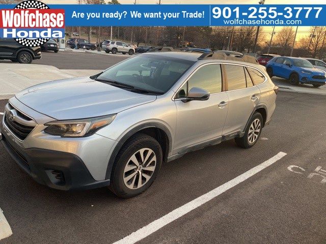 Ice Silver Metallic 2021 Subaru Outback Premium Crossover AWD SUV / Crossover All-Wheel Drive Continuously Variable Transmission