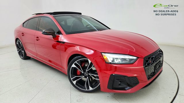 Orange (Tango Red Metallic) 2023 Audi S5 Sportback 3.0T quattro Premium AWD Sedan All-Wheel Drive 8-Speed Automatic