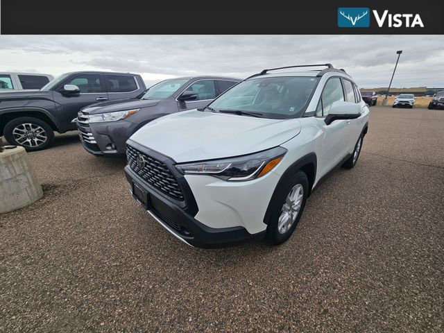 White (Wind Chill Pearl) 2022 Toyota Corolla Cross LE AWD SUV / Crossover All-Wheel Drive Continuously Variable Transmission