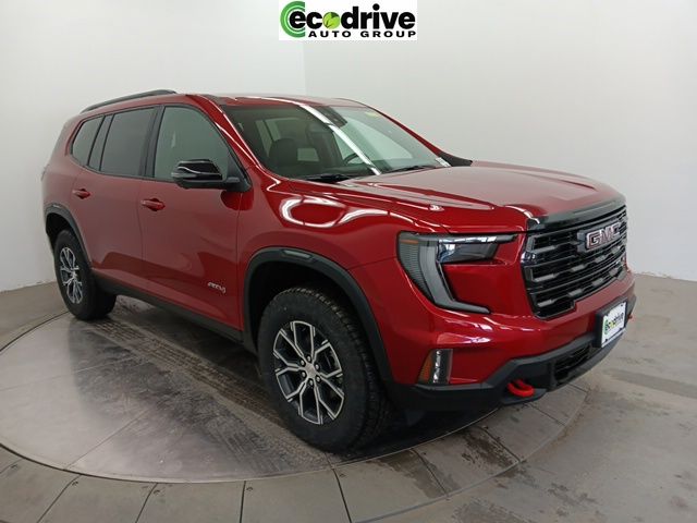 Volcanic Red Tintcoat 2025 GMC Acadia AT4 AWD SUV / Crossover Four-Wheel Drive 8-Speed Automatic