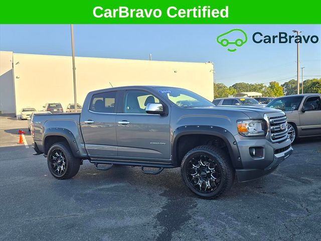 Gray (Steel Metallic) 2019 GMC Canyon Pickup Truck Four-Wheel Drive 8-Speed Automatic