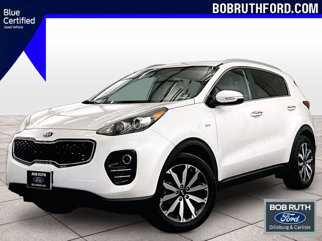 2018 Kia Sportage EX White at Bob Ruth Ford