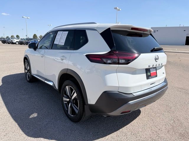 2023 Nissan Rogue SL White at Brown Honda